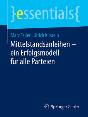 cover image of Mittelstandsanleihen – ein Erfolgsmodell für alle Parteien